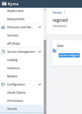 docker registry credentials